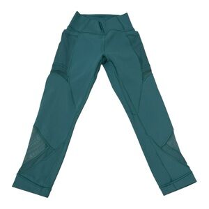 lululemon athletica Teal Leggings EUC like new
